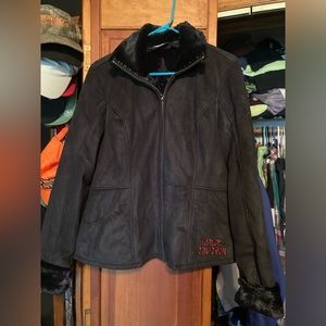 Harley Davidson Motorcycles heavy duty zip up jacket